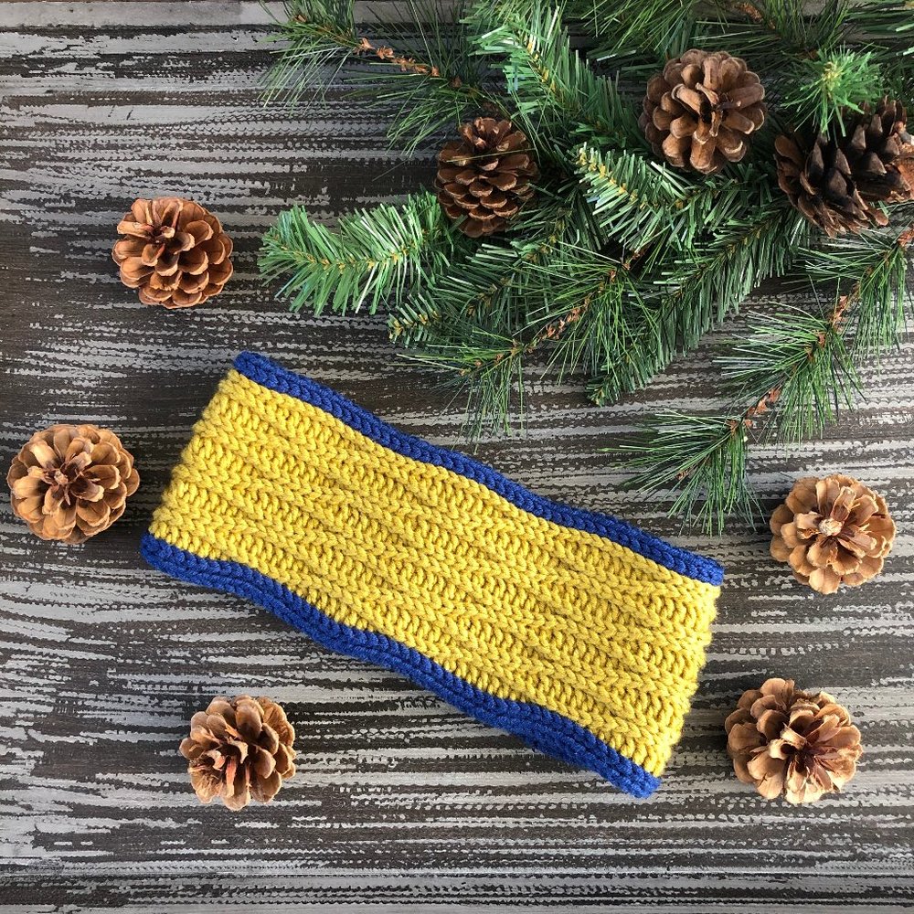 Handmade Crochet Wave Headband Earwarmer